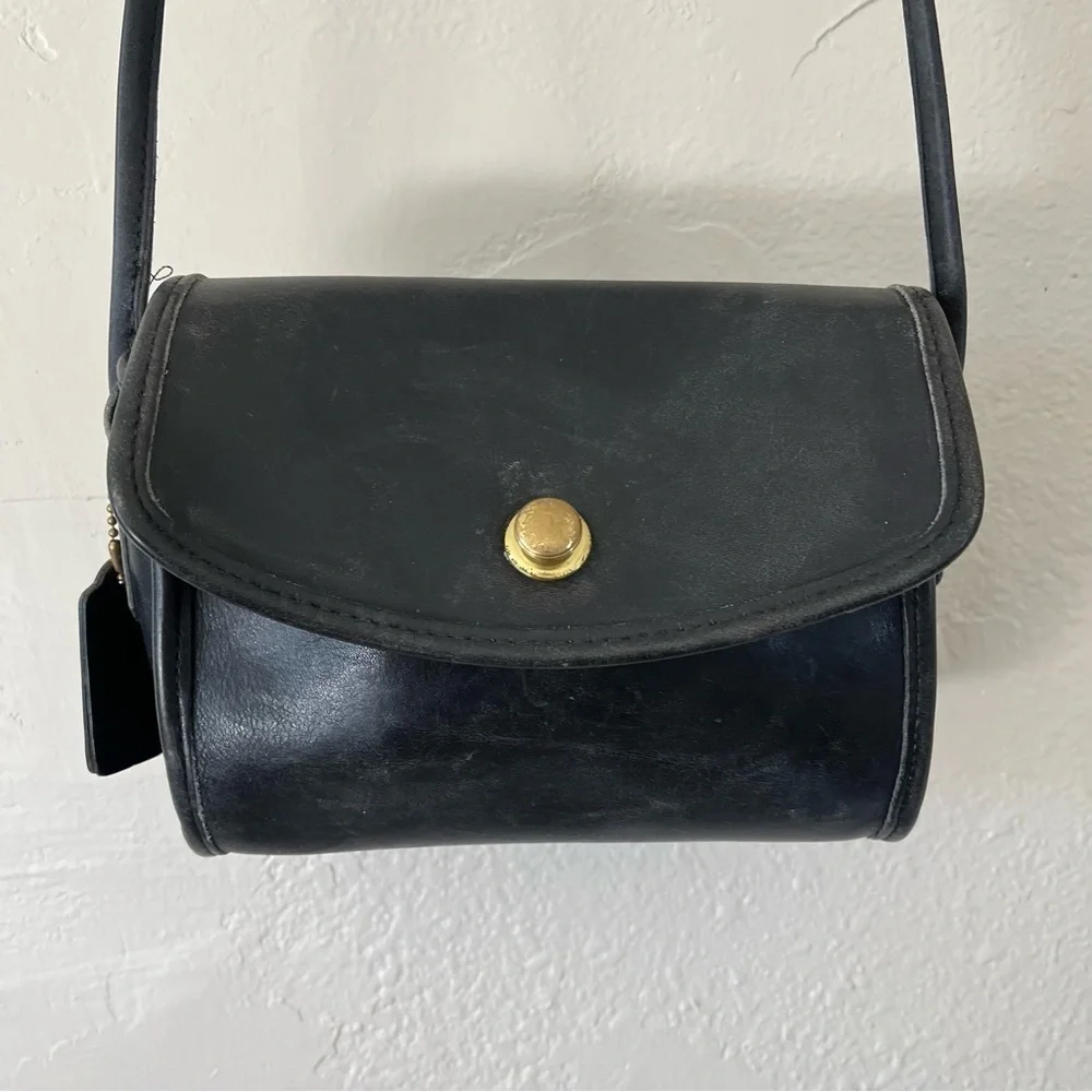 Coach | Black Leather Vintage Chrystie Bag